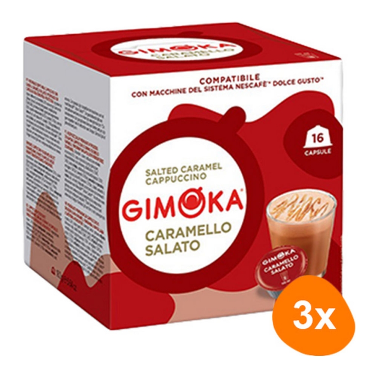 Gimoka - Caramello Salato - 3x 16 Pods