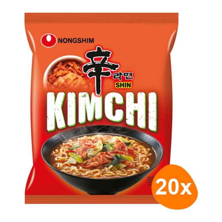Nongshim - Instant Noodles Shin Kimchi - 20 bags