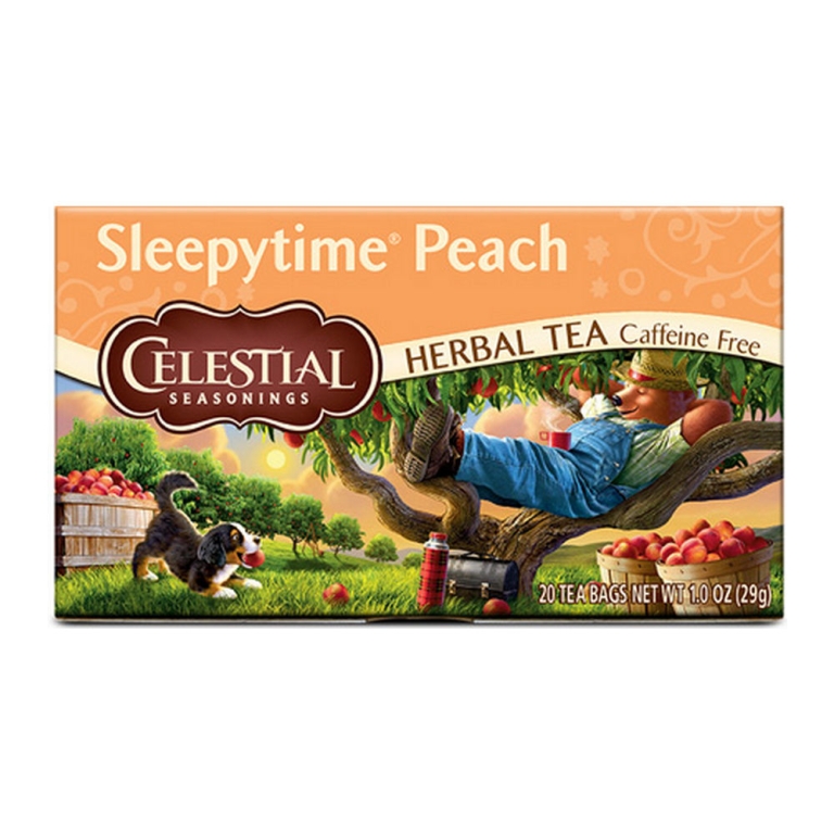 Celestial Seasoning - Sleepytime Peach Herbal Tea - 20 Tea Bags