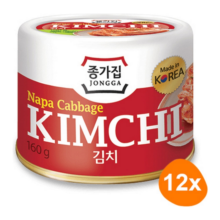 Jongga - Kimchi (Napa Cabbage) - 12x 160g