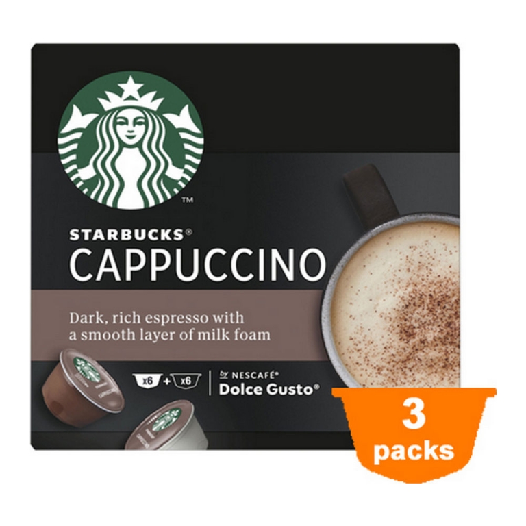 Starbucks - Cappuccino by Nescafé Dolce Gusto - 3x 12 Pods
