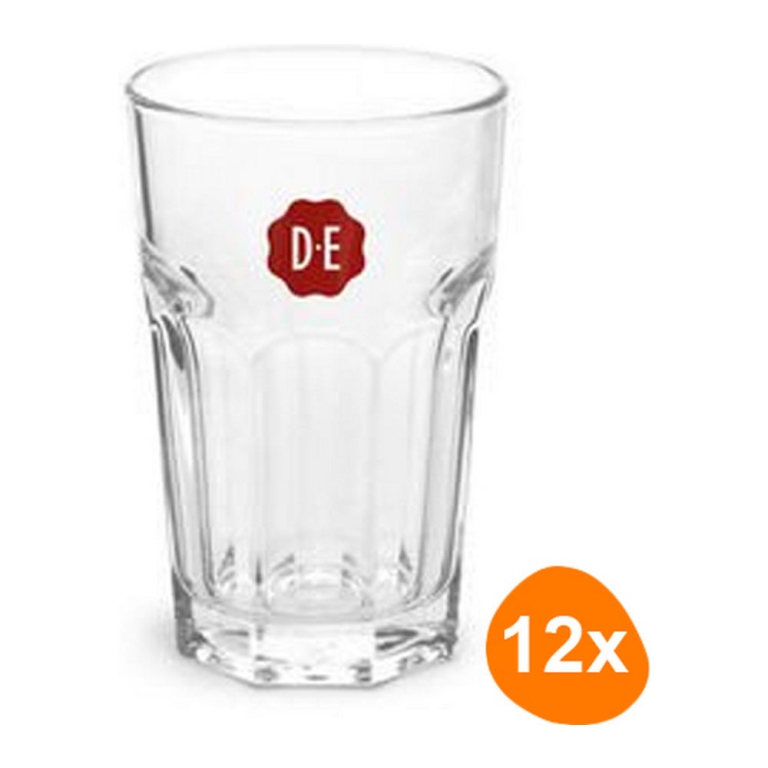 Douwe Egberts - Glass "Latte Macchiato" 295ml - Set of 12