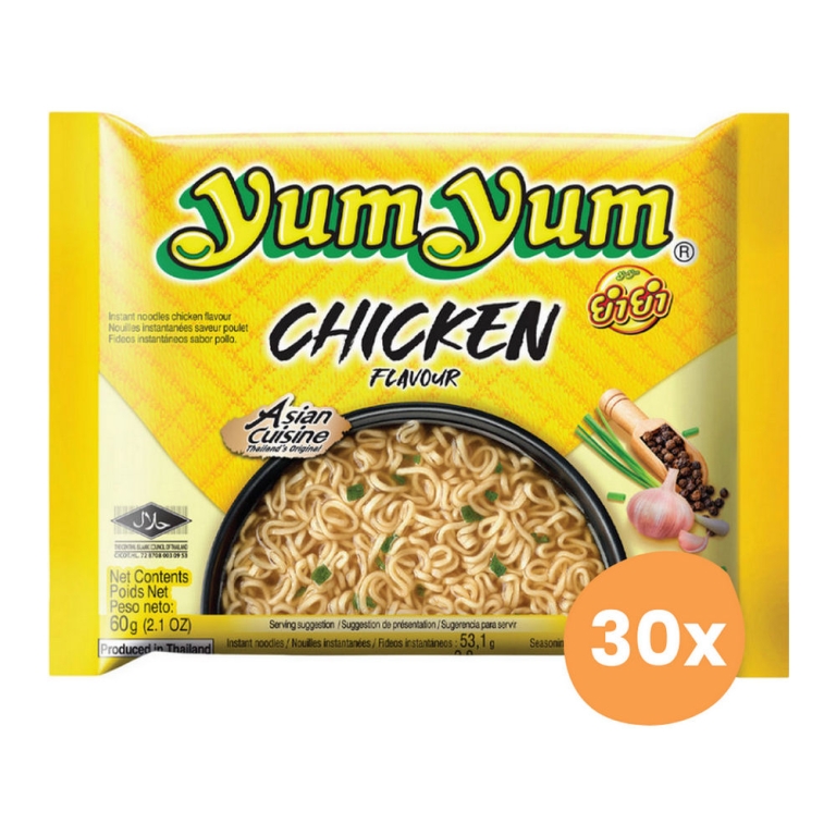 Yum Yum | Chicken Noodles Bag | 30 x 60 g
