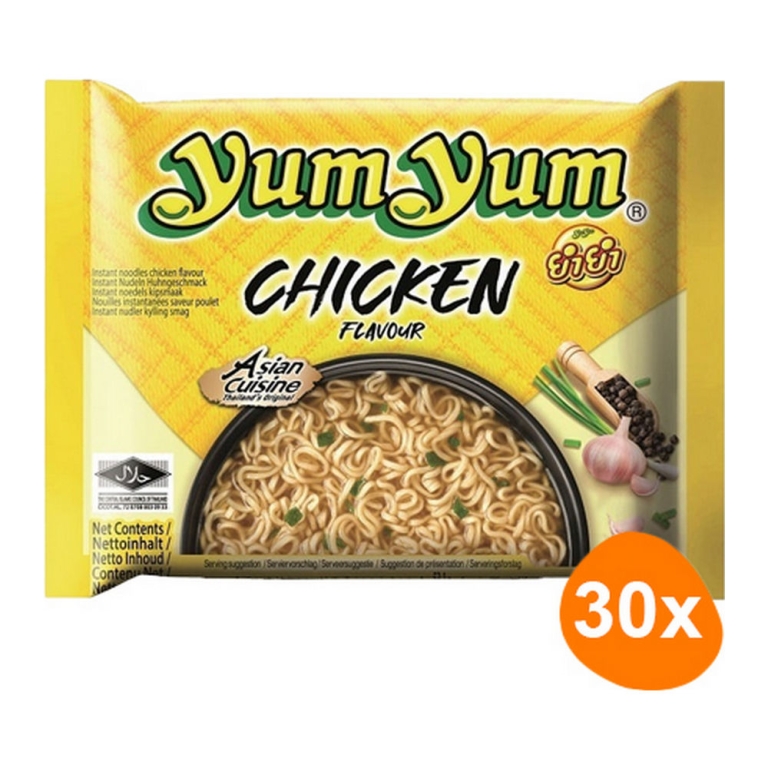 Yum Yum - Instant Noodles Chicken - 30 bags