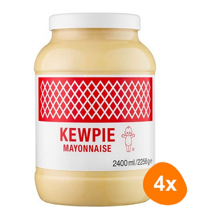 Kewpie - Japanese Mayonnaise - 4x 2,4 ltr