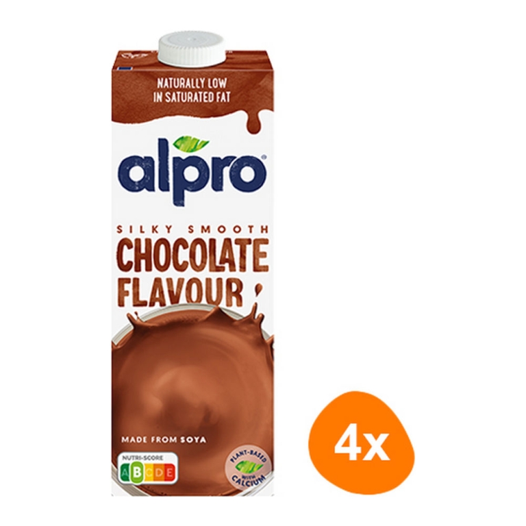Alpro - Soya Drink Chocolate - 4x 1ltr
