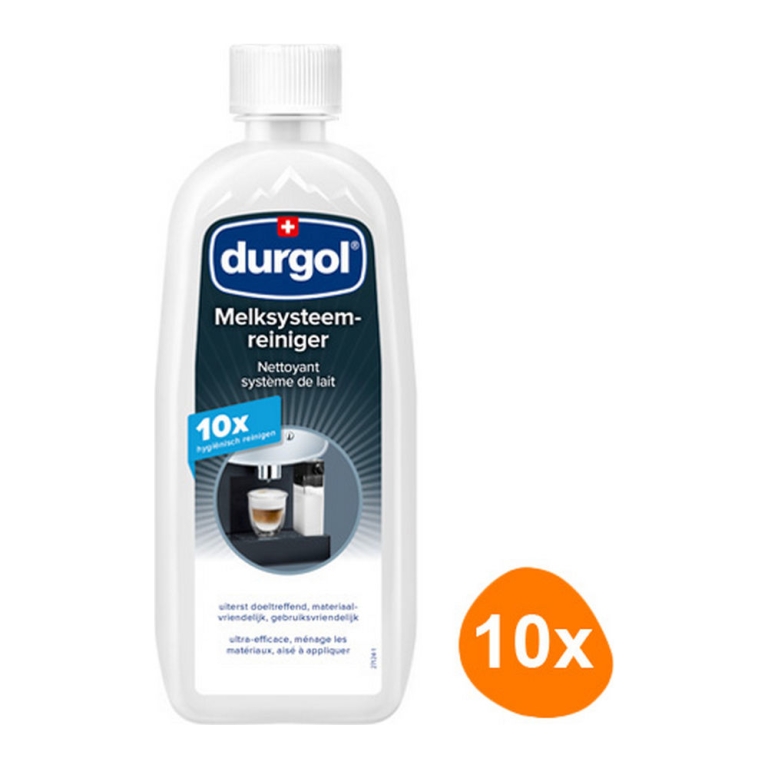 Durgol - Milk system cleaner - 10x 500ml