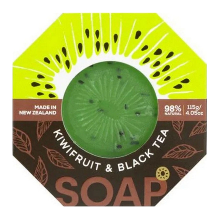 Wild Ferns - Kiwifruit & Black Tea Soap - 115g