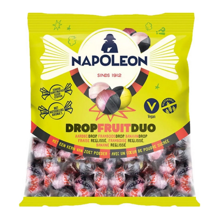 Napoleon - Licorice Fruit Duo Candy balls - 825g