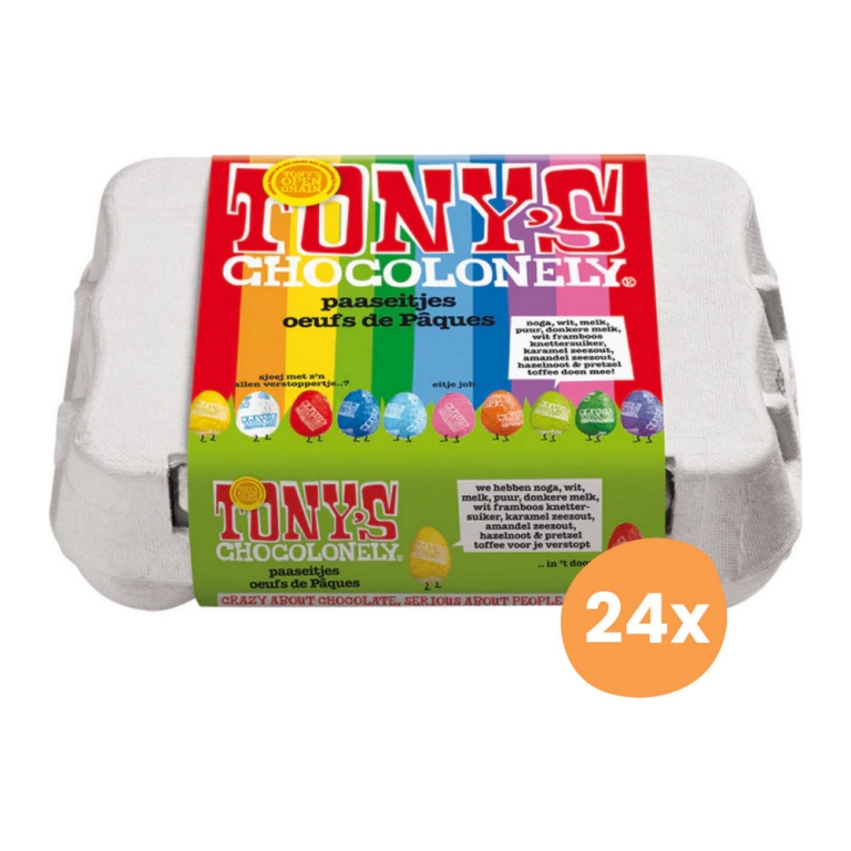 Tony's - Assorted Easter Eggs -24x 150g