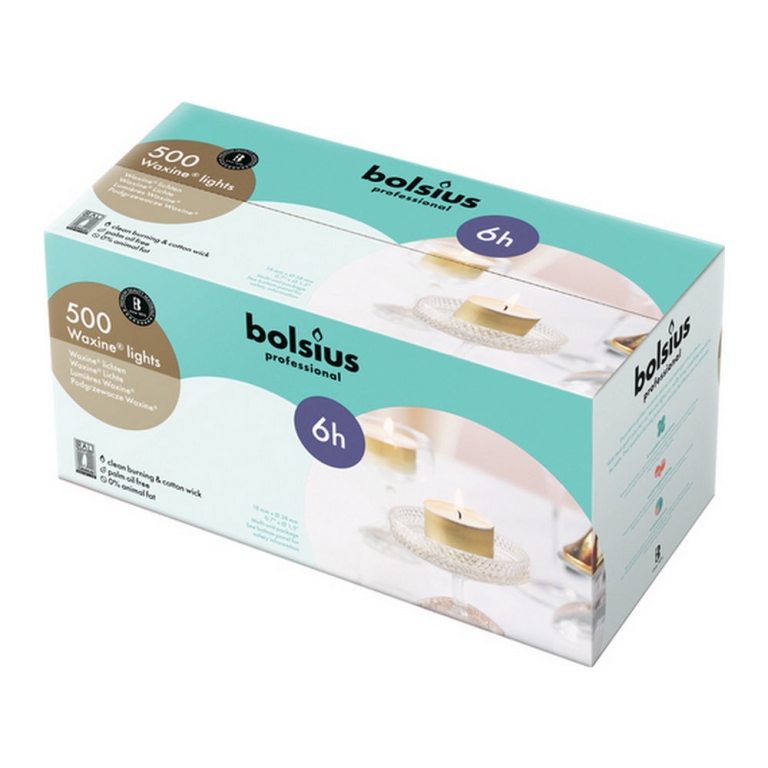 Bolsius - Tea Lights - 500 pieces