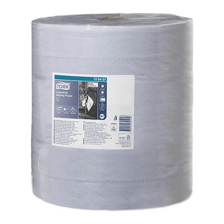 Tork - Rol Poetspapier 3lgs Blauw W1 340m - Per stuk