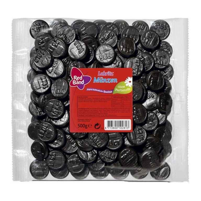 Red Band - Lakritz Munzen - 12x 500g