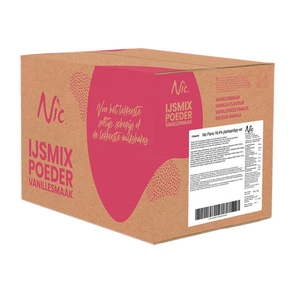 Nic - Flevo Ice Cream Mix Powder 16.4% - 14 x 1 kg