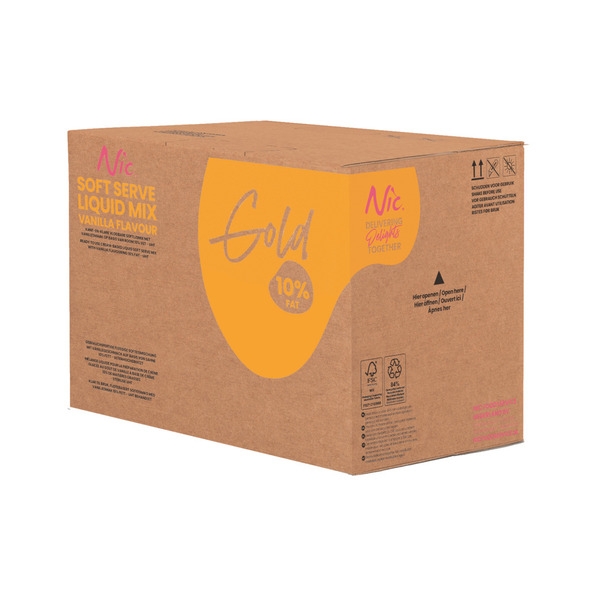 Nic - Ice Cream Mix Liquid Gold 10% - 10 litres