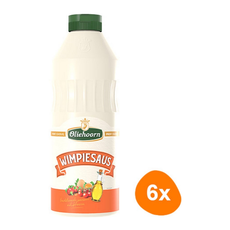 Oliehoorn - Wimpie Sauce - 6x 900ml