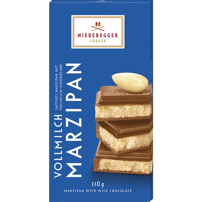 Niederegger - Marsepein Melkchocolade - 10 x 110 grams