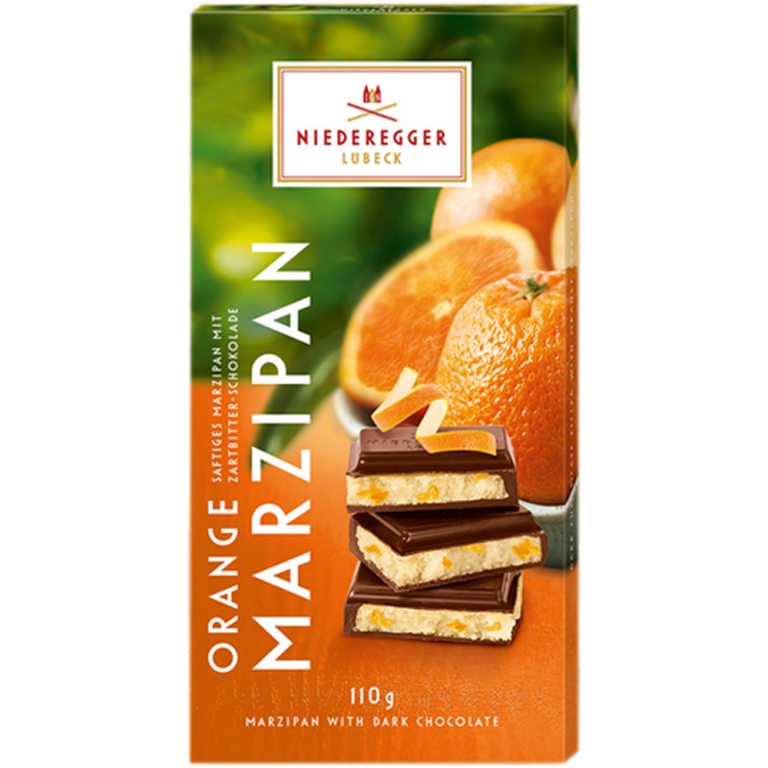 Niederegger - Marsepein Sinaasappel - 10 x 110 grams