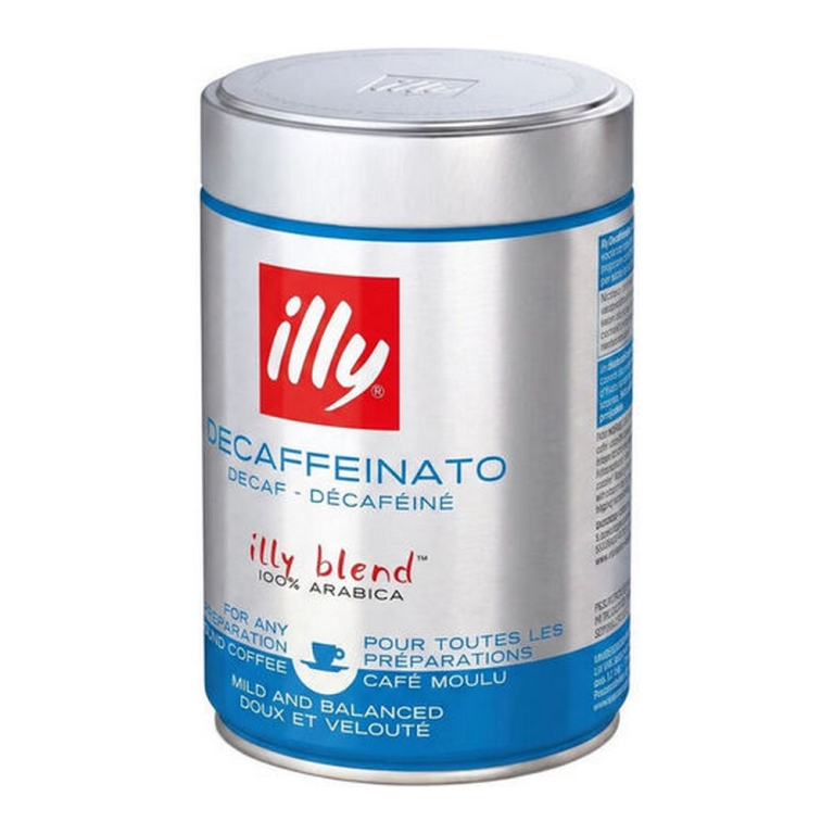 Illy - Decaffeinato Gemalen - 12x 250g