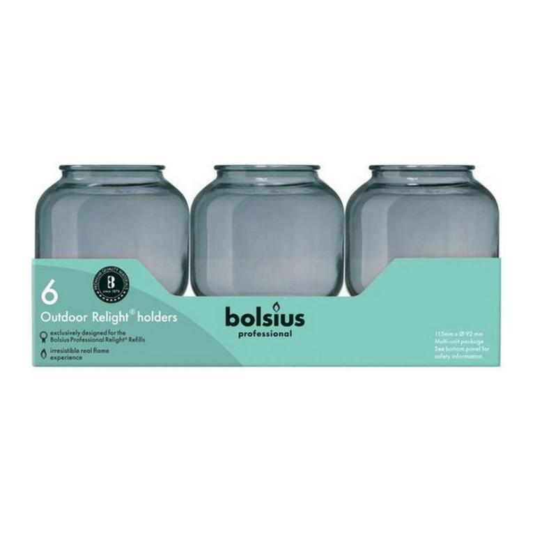Bolsius - Relight Holder Sphere Grey - 6x