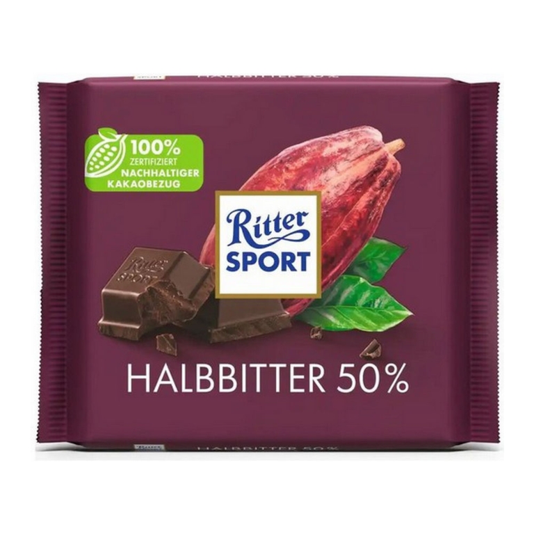 Ritter Sport - Rittersport Halbbitter - 12x