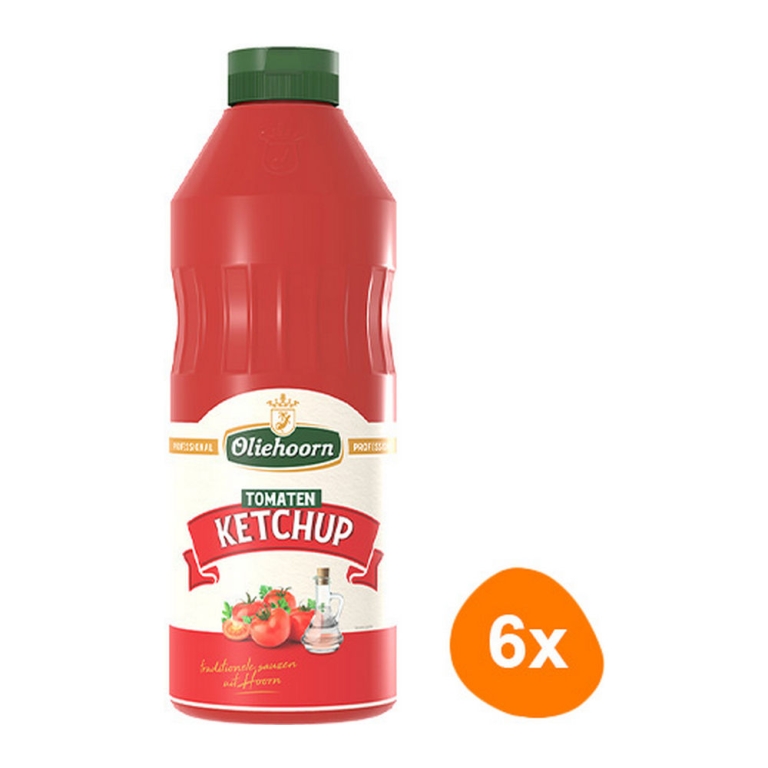 Oliehoorn - Tomato ketchup - 6x 900ml