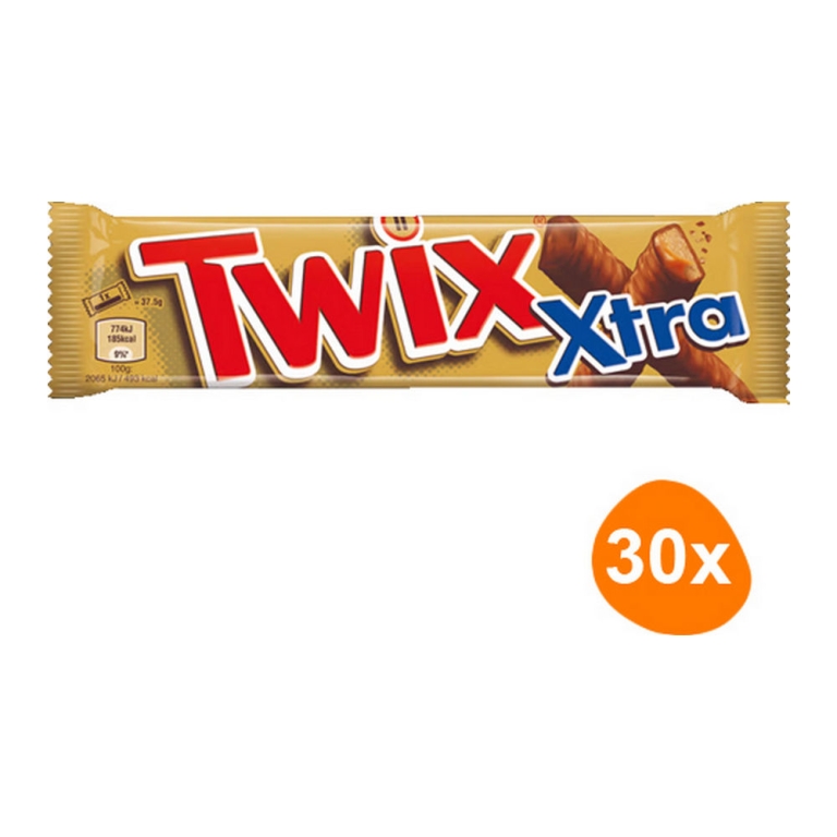 Twix - Chocolate Bar Xtra - 30 Bars