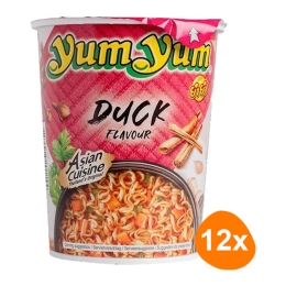 Yum Yum - Instant Noodles Duck - 12 Cups