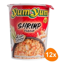 Yum Yum - Instant Noodles Shrimp - 12 Cups