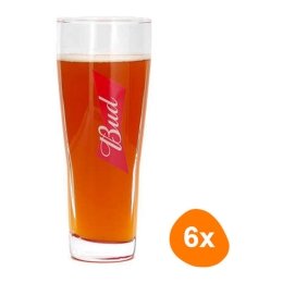 Bud - Beerglass "iconic" 500ml - set of 6