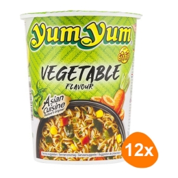 Yum Yum - Instant Noodles Vegetable - 12 Cups
