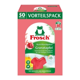Frosch - Detergent Powder Colour Pomegranate (50 washes) - 3,3kg