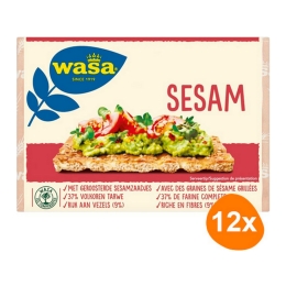 Wasa - Knäckebröd Sesame - 12x 250g