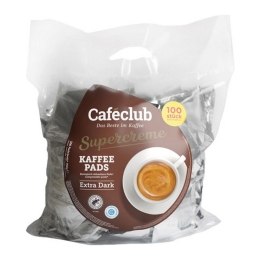 Caféclub - Supercreme Coffee Pads Extra Dark - 100 pads