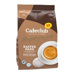 Caféclub - Supercreme Coffee Pads Dark Roast - 56 pads