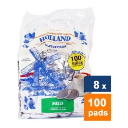 Holland - Coffee pads Mild - 8x 100 pads