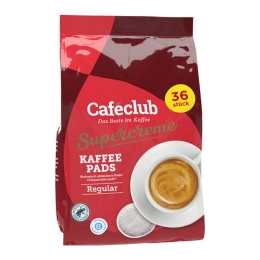 Caféclub - Supercreme Coffee Pads Regular - 36 pads