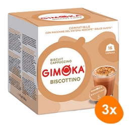 Gimoka - Biscottino - 3x 16 Pods