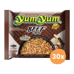 Yum Yum | Beef Noodles Bag | 30 x 60 g