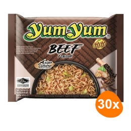 Yum Yum - Instant Noodles Beef - 30 bags