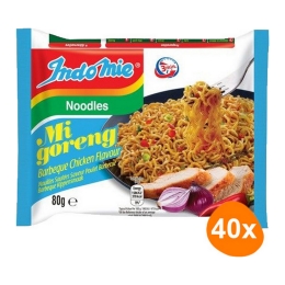 Indomie - Instant Noodles Mi Goreng Barbeque Chicken - 40 bags
