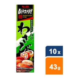S&B - Wasabi Paste - 10x 43g