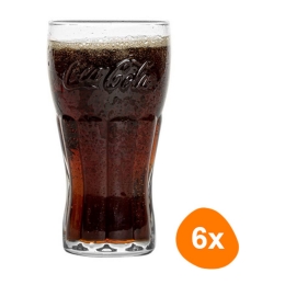 Coca-Cola - Glass 200ml - Set of 6