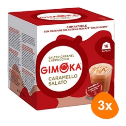 Gimoka - Caramello Salato - 3x 16 Pods
