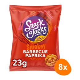 Snack a Jacks - Rice Cake Barbecue Paprika - 8x 23g