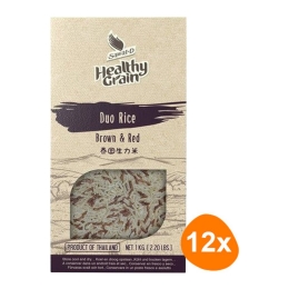 Sawat-D - Duo Rice (Brown & Red) - 12x 1kg