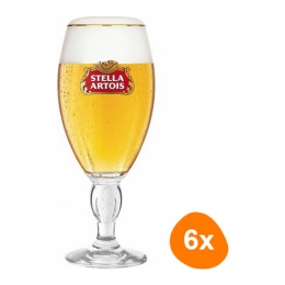 Stella Artois - Chalice Beer glass 250ml - Set of 6
