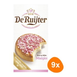 De Ruijter - Pink & White Mice - 9x 330g