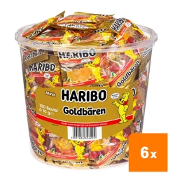 Haribo - Gold bears - 6x 100 Mini bags