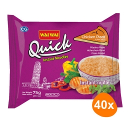 Wai Wai - Instant Noodles Chicken Pizza - 40 bags